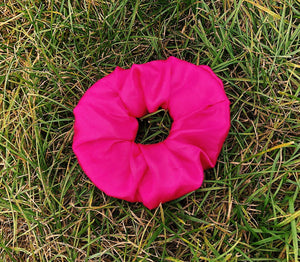 Satin Pink Scrunchie